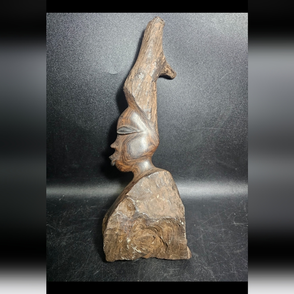 Artistic Wooden Bust‎ Sculpture
